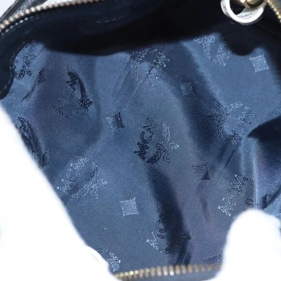 MCM Vicetos Logogram Hand Bag PVC Leather 2way White - Picture 15 of 16